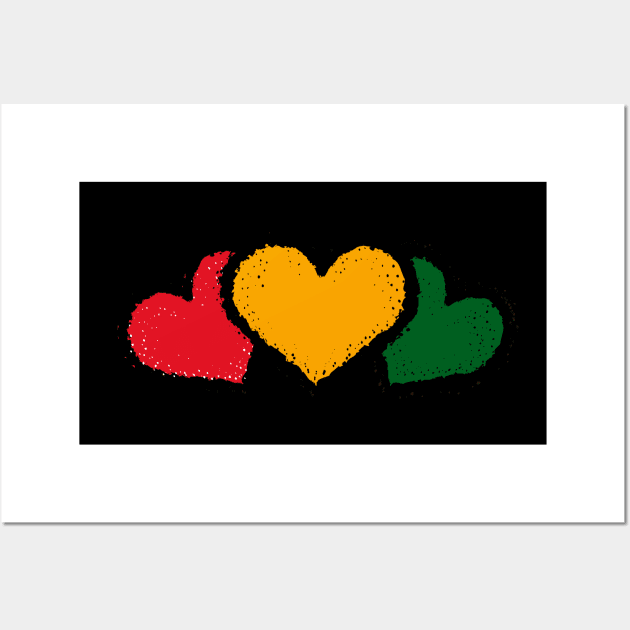 Juneteenth Flag Proud African American Wall Art by FabulousDesigns